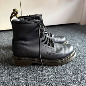 Dr. Martens Air Wair Black Boots 1460J Kids Youth Size 3